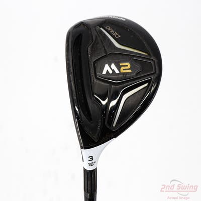TaylorMade 2016 M2 Fairway Wood 3 Wood 3W 15° TM Reax 65 Graphite Stiff Left Handed 43.5in