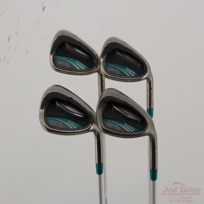 Ping 2015 Rhapsody Iron Set 9-PW GW SW Ping ULT 220 Ultra Lite Graphite Ladies Right Handed Red dot +1/4"