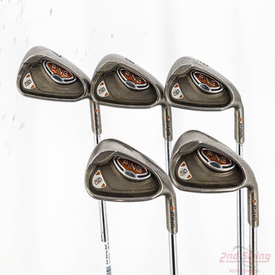 Ping G10 Iron Set 7-GW Ping AWT Steel Regular Right Handed Orange Dot +1/2"