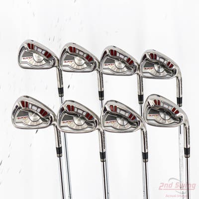 TaylorMade Burner HT Iron Set 4-GW TM Burner Superfast 85 Steel Stiff Right Handed +1/2"