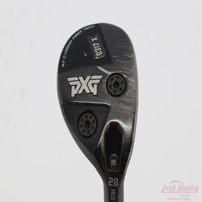 PXG 0317 X GEN4 Hybrid 6 Hybrid 28° Mitsubishi Tensei CK Red 70 Graphite Regular Right Handed 39.5in