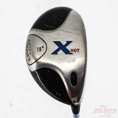 Callaway X Hot Fairway Wood 3 Wood 3W 15° Fujikura Banzai 350 Graphite Stiff Right Handed 44.5in