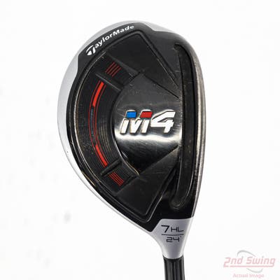 TaylorMade M4 Fairway Wood 7 Wood HL 24° TM Tuned Performance 45 Graphite Senior Right Handed 40.75in