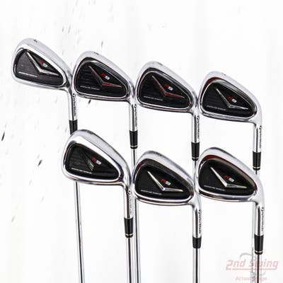TaylorMade R9 Iron Set 4-PW FST KBS 90 Steel Stiff Right Handed +1/4"
