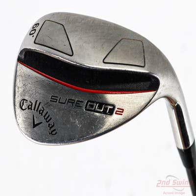 Callaway Sure Out 2 Wedge Lob LW 60° UST Mamiya 65 SURE OUT Graphite Wedge Flex Right Handed 35.0in