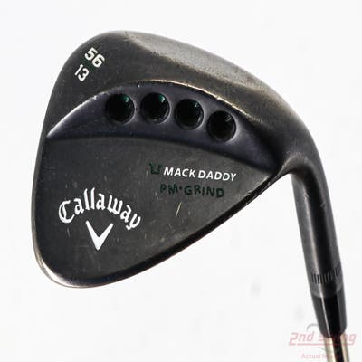 Callaway Mack Daddy Matte BLK PM Grind Wedge Sand SW 56° 13 Deg Bounce PM Grind UST Mamiya Recoil 460 F3 Graphite Regular Right Handed 35.25in