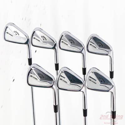 Callaway 2025 X Forged Iron Set 4-PW True Temper Dynamic Gold Tour Issue X100 Steel X-Stiff Right Handed +1/4"