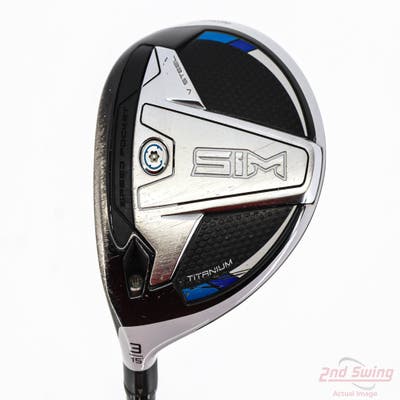 TaylorMade SIM Ti Fairway Wood 3 Wood 3W 15° Mitsubishi C6 Series Blue Graphite Stiff Left Handed 43.0in