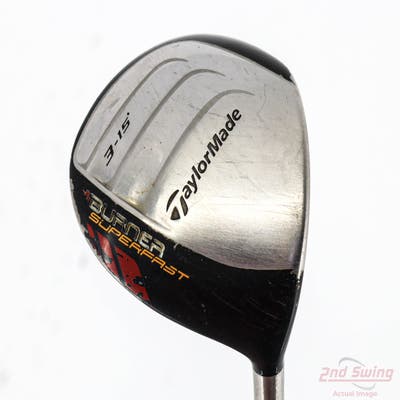 TaylorMade Burner Superfast Fairway Wood 3 Wood 3W 15° TM Matrix Ozik Xcon 4.8 Graphite Stiff Right Handed 43.5in
