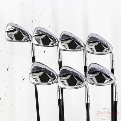 Ping G430 Iron Set 5-PW GW ALTA CB Black Graphite Senior Right Handed Blue Dot +3/4"