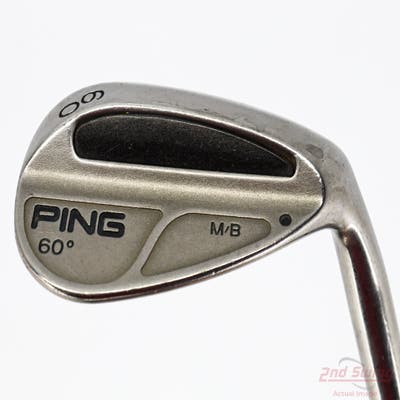 Ping MB Wedge Lob LW 60° Stock Steel Shaft Steel Wedge Flex Right Handed Black Dot 35.25in