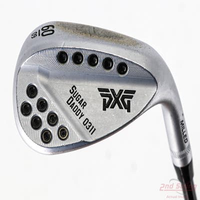 PXG 0311 Sugar Daddy Milled Chrome Wedge Lob LW 60° 9 Deg Bounce Project X Cypher 60 Graphite Regular Right Handed 35.5in