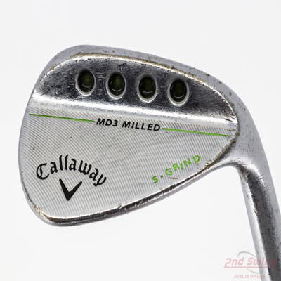 Callaway MD3 Milled Chrome S-Grind Wedge Gap GW 48° 8 Deg Bounce S Grind True Temper Dynamic Gold S300 Steel Wedge Flex Right Handed 35.5in