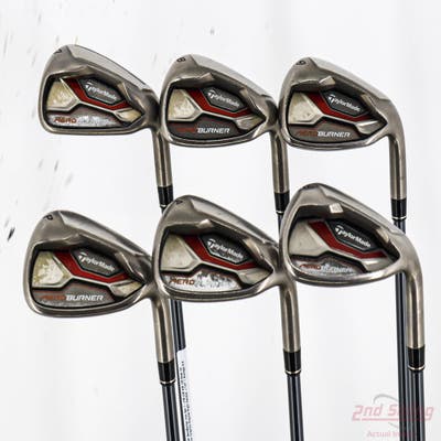 TaylorMade AeroBurner Iron Set 7-PW GW SW TM Reax 60 AeroBurner Graphite Regular Right Handed +1/4"