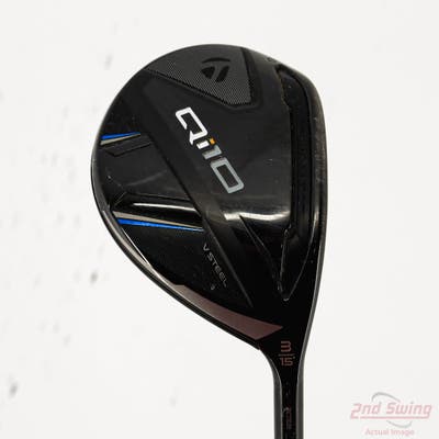 TaylorMade Qi10 Fairway Wood 3 Wood 3W 15° Fujikura Ventus TR Blue 6 Graphite Regular Right Handed 43.25in