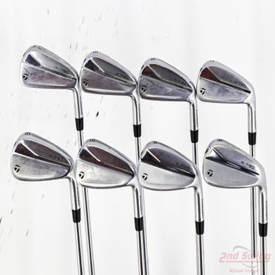 TaylorMade 2021 P790 Iron Set 4-PW AW FST KBS Tour-V 120 Steel X-Stiff Right Handed +1"