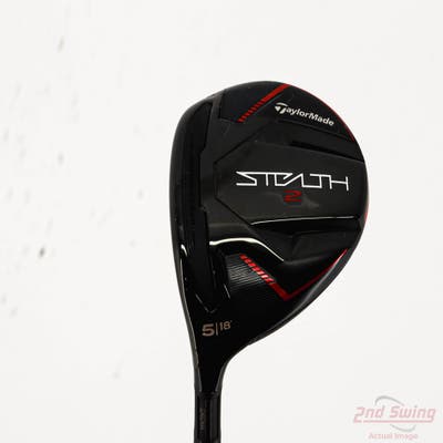 Mint TaylorMade Stealth 2 Fairway Wood 5 Wood 5W 18° Fujikura Ventus TR Red 6 Graphite Stiff Right Handed 42.25in