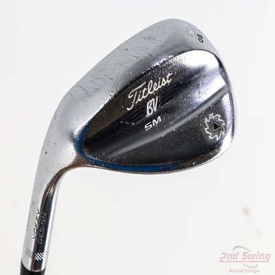 Titleist Vokey SM7 Tour Chrome Wedge Lob LW 62° 8 Deg Bounce M Grind SM7 BV Steel Wedge Flex Left Handed 35.75in