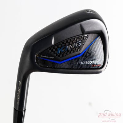 Cobra KING BLK Forged Tec One Length Single Iron 6 Iron Nippon NS Pro 950GH Steel Stiff Left Handed 37.25in
