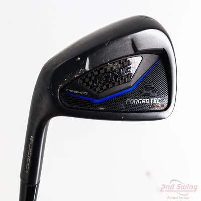 Cobra KING BLK Forged Tec One Length Single Iron 7 Iron Nippon NS Pro 950GH Steel Stiff Left Handed 37.25in