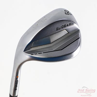 Ping Glide 4.0 Wedge Lob LW 60° 6 Deg Bounce T Grind ALTA CB Slate Graphite Stiff Left Handed Orange Dot 36.25in