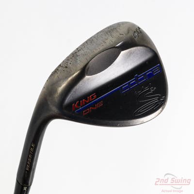 Cobra KING Black One Length Wedge Lob LW 60° 8 Deg Bounce Versatile Nippon NS Pro Modus 3 105 Wdg Steel Wedge Flex Left Handed 37.5in