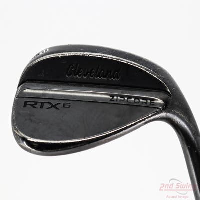 Cleveland RTX 6 ZipCore Black Satin Wedge Lob LW 58° 10 Deg Bounce True Temper Dynamic Gold Spinner Tour Issue Steel Wedge Flex Right Handed 35.25in