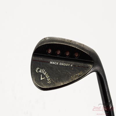 Callaway Mack Daddy 4 Black Wedge Sand SW 54° 10 Deg Bounce S Grind True Temper Dynamic Gold Tour Issue S400 Steel Stiff Right Handed 35.75in