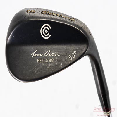 Cleveland 588 Gunmetal Wedge Sand SW 56° Cleveland Traction Wedge Steel Wedge Flex Right Handed 35.5in