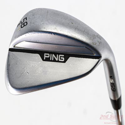 Ping s159 Chrome Wedge Lob LW 58° 8 Deg Bounce E Grind Ping Z-Z115 Steel Wedge Flex Right Handed Black Dot 35.5in