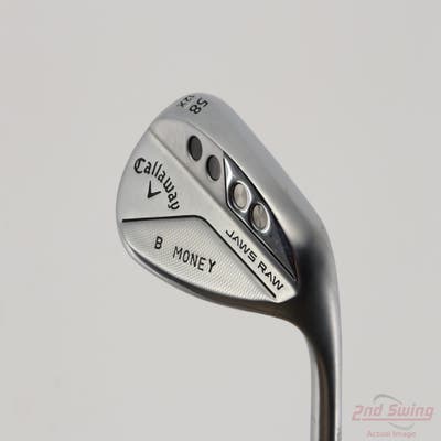Callaway Jaws Raw Chrome Wedge Lob LW 58° 12 Deg Bounce X Grind Mitsubishi MMT 105 Graphite Stiff Right Handed 35.25in