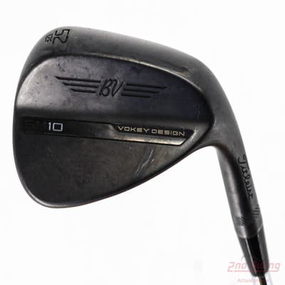 Titleist Vokey SM10 Jet Black Wedge Gap GW 52° 12 Deg Bounce F Grind Titleist Vokey BV Steel Wedge Flex Right Handed 35.75in