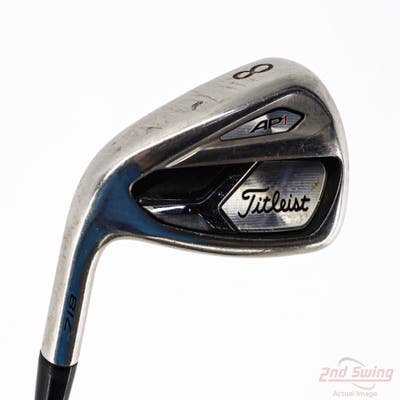 Titleist 718 AP1 Single Iron 8 Iron True Temper AMT Red R300 Steel Regular Left Handed 37.5in