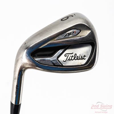 Titleist 718 AP1 Single Iron 9 Iron True Temper AMT Red R300 Steel Regular Left Handed 36.75in