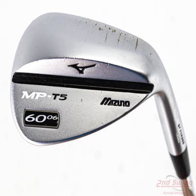 Mizuno MP T5 White Satin Wedge Lob LW 60° 6 Deg Bounce True Temper Dynamic Gold Steel Wedge Flex Right Handed 35.5in