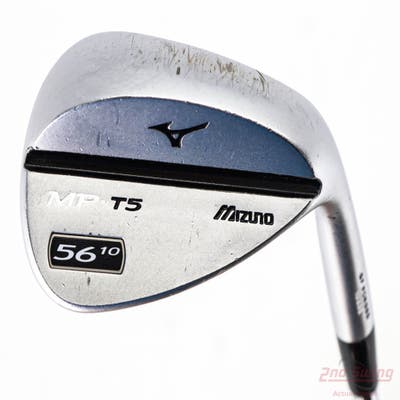 Mizuno MP T5 White Satin Wedge Sand SW 56° 10 Deg Bounce True Temper Dynamic Gold Steel Wedge Flex Right Handed 35.5in