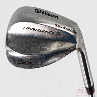 Wilson Staff Harmonized Classic Wedge Gap GW 52° 8 Deg Bounce Stock Steel Shaft Steel Wedge Flex Right Handed 35.5in