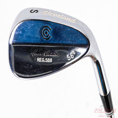 Cleveland 588 Tour Satin Chrome Wedge Sand SW 56° Stock Steel Shaft Steel Wedge Flex Right Handed 35.25in