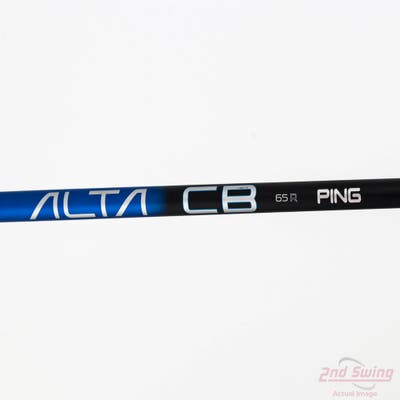 Used W/ Ping RH Adapter Ping Alta CB Blue 65g Fairway Shaft Regular 42.25in