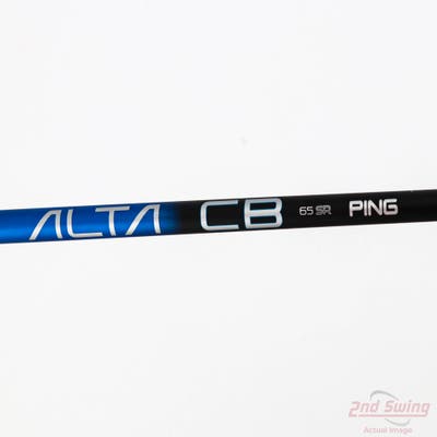 Used W/ Ping RH Adapter Ping Alta CB Blue 65g Fairway Shaft Senior 41.25in