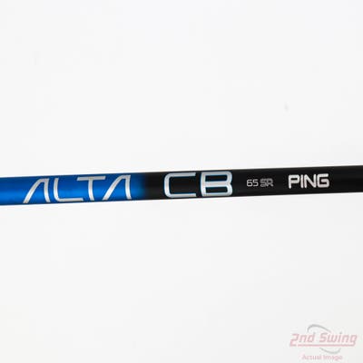 Used W/ Ping RH Adapter Ping Alta CB Blue 65g Fairway Shaft Senior 42.25in