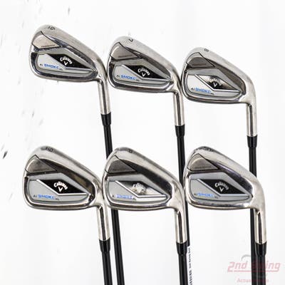 Callaway Paradym Ai Smoke HL Iron Set 6-PW AW Project X Cypher 2.0 60 Graphite Regular Right Handed STD