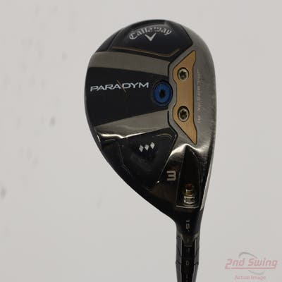Callaway Paradym Triple Diamond Fairway Wood 3 Wood 3W 15° FST KBS TD Category 4 70 Black Graphite Tour Stiff Right Handed 42.75in