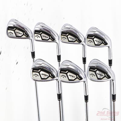 Callaway Apex CF16 Iron Set 5-PW AW True Temper Dynamic Gold Tour Issue X100 Steel X-Stiff Right Handed -1/4"