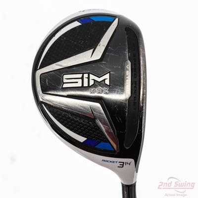 TaylorMade SIM MAX Fairway Wood 3 Wood 3W 14° Fujikura Ventus Blue 6 Graphite Stiff Right Handed 43.5in