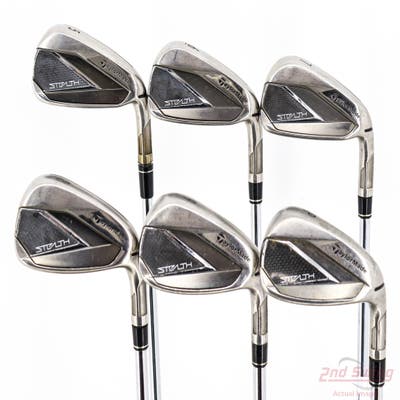 TaylorMade Stealth Iron Set 5-PW FST KBS $-Taper Steel X-Stiff Right Handed STD