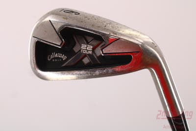 Callaway X-22 Tour Single Iron 6 Iron Project X Flighted 6.0 Steel Stiff Right Handed 37.75in