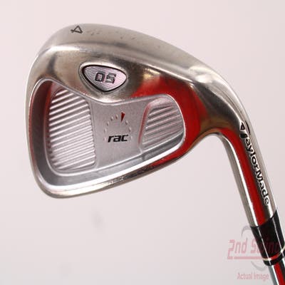 TaylorMade Rac OS 2005 Single Iron 4 Iron TM T-Step 90 Steel Regular Right Handed 38.75in