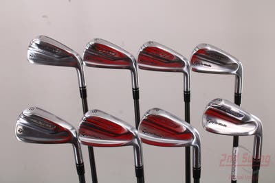 TaylorMade P-790 Iron Set 4-PW AW UST Recoil 760 ES SMACWRAP BLK Graphite Regular Right Handed 38.25in