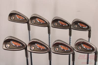 Ping i10 Iron Set 4-GW Ping AWT Steel Stiff Right Handed Black Dot 38.0in